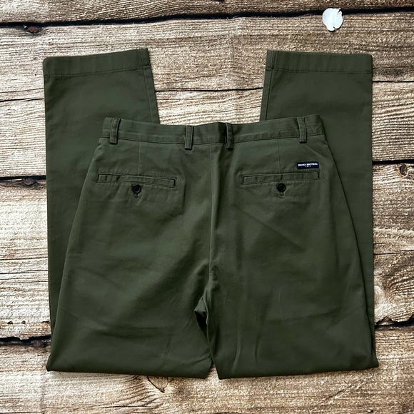 Brooks Brothers Men's Clark 1818 Flat
Front Chinos Olive Size 32/30 NWOT - Picture 2 of 7